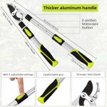 Extendable Tree Trimmer with Sharp Steel Blade