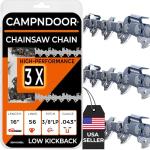 16'' Low Kickback Chainsaw Chain - 3 Pack