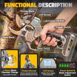 Cordless Electric Pruning Shears for DeWalt 20V