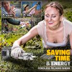 Cordless Electric Pruning Shears for DeWalt 20V