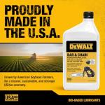 DEWALT Eco-Friendly Biodegradable Chainsaw Oil, 32 oz