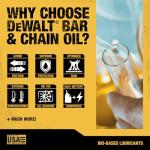 DEWALT Eco-Friendly Biodegradable Chainsaw Oil, 32 oz