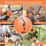 Cordless 6-Inch Mini Chainsaw for Pruning