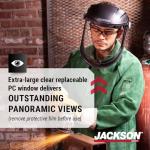 Jackson Safety Maxview Full Face Shield with Headgear