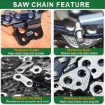 UPFOREST 3-Pack 20" Chainsaw Chains for Husqvarna & Stihl
