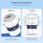 Glacier Fresh MWF Refrigerator Water Filter 4-Pack