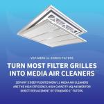 Zephyr Merv 11 Pleated Air Filters, 2 Pack