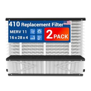 410 Air Filter 16x25x4, MERV 11, 2 Pack