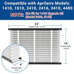 410 Air Filter 16x25x4, MERV 11, 2 Pack