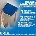 EverFilter MERV 6 Washable Air Filter 19.88x21.5