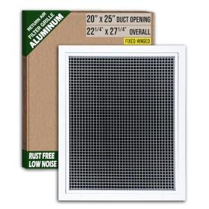 20x25 Aluminum Eggcrate Air Filter Grille