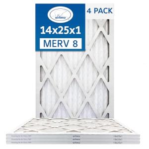 14x25x1 MERV 8 Air Filters (4-Pack)