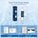 Keycozy Edr3rxd1 Refrigerator Water Filter Replacement