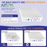 AISPA MERV 16 Carrier Air Filter Replacement 20x25x3.5