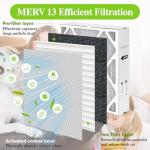 MERV 13 Expandable Air Filters - 2 Pack