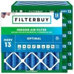 24x24x4 MERV 13 Air Filters 12-Pack