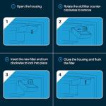 SpiroPure SP-BH55PRO NSF Certified Refrigerator Filter