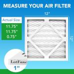 LotFancy MERV 8 Pleated Air Filters 4-Pack