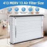2 Pack 413 MERV 13 Air Filter, 16x28x4