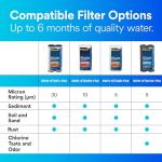 Filtrete Water Filter Housings, 2 Count, Gray