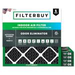 18x18x1 MERV 8 Air Filters with Carbon (5-Pack)