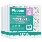 Plzgoon 12x12 Air Filter MERV 8 (6 Pack)