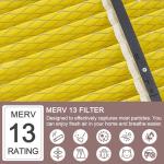 HSIAMEN Replacement Filter for AprilAire Purifiers 2-Pack