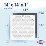 Clorox MERV 8 Pleated Air Filters, Pack of 4