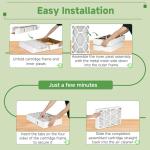 2-Pack MERV 13 20x25x6 Air Filters