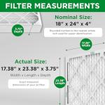 Mann+Hummel 18x24 MERV 8 Pleated Air Filters