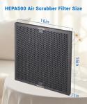 Facecool Air Scrubber Carbon Filters - 4 Pack