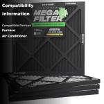 PuroAir Mega MERV 13 Air Filters 20x20x1