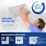 BNX TruFilter 12x30x1 MERV 13 Air Filters (4-Pack)