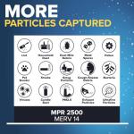 Filtrete 12x24x1 MERV 14 Air Filter, 2-Pack