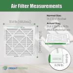 TRIGHTFILTERS 18x18x1 MERV 8 Air Filter 4-Pack