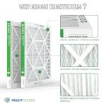TRIGHTFILTERS 18x18x1 MERV 8 Air Filter 4-Pack