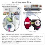 Maxblue MB-F38 Refrigerator Water Filter Replacement