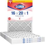 Clorox MERV 8 Pleated Air Filters - 4 Pack