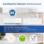 PUREPLUS PRO Refrigerator Water Filter Replacement - 2 Pack