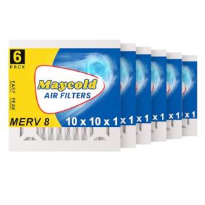 Maycold MERV 8 Pleated Air Filters 6-Pack