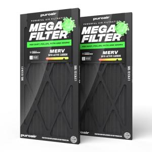 PuroAir MERV 13 Carbon Air Filter 12x24x1 (2 Pack)