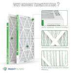 TRIGHTFILTERS 16x20x1 Air Filter 4-Pack MERV 8