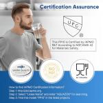 PUREPLUS 10" x 2.5" Whole House Water Filter 4-Pack