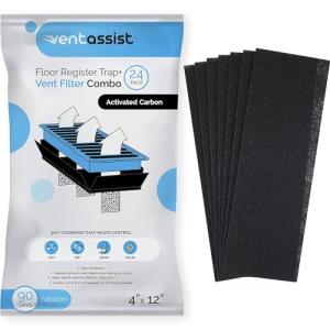 Activated Carbon Air Vent Filters - 24 Pack