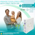 AISPA MERV 16 Air Filter Replacement 24x20x3.5 in