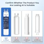 GLACIER FRESH Fridge Water Filter Replacement Pack of 3