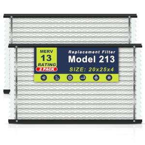 2-Pack Air Filter for AprilAire Purifiers 20x25x4