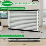 2-Pack Air Filter for AprilAire Purifiers 20x25x4