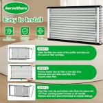 2-Pack Air Filter for AprilAire Purifiers 20x25x4