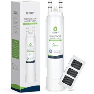 TEEHAY Water and Air Filter Combo for Frigidaire